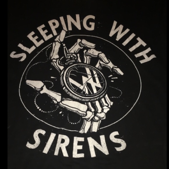 COPY - SLEEPING WITH SIRENS POCKET WATCH T-SHIRT - Picture 2 of 3